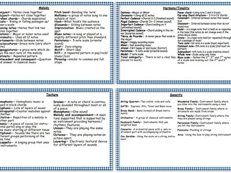 AQA musical elements  revision flashcards