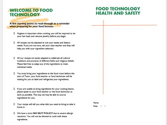 Year 8 Food and Technology Recipe Booklet