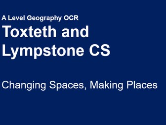 Changing Spaces, Making Places: Toxteth & Lympstone CS