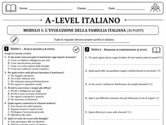 Italian A level listening resources