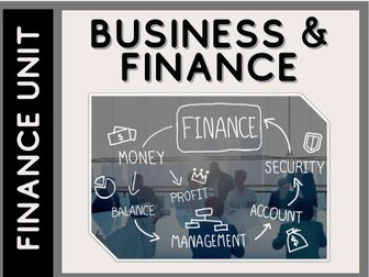 Business & Finance Ks3 Unit