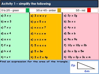 Simplifying Expressions - Multiply & Divide P.Batista 2022