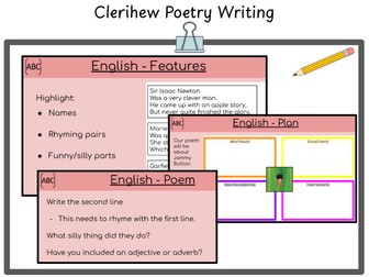 Clerihew Poetry Writing