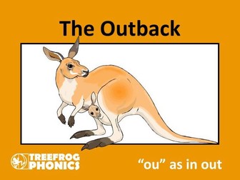 ou phoneme The Outback phonics ebook