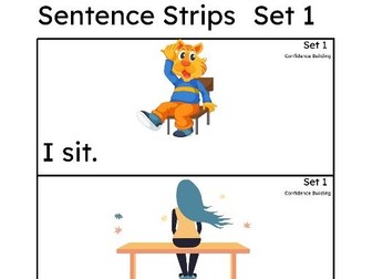Sentence Strips Phase 2 Phonics