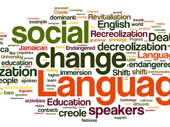 AQA English Language Change & Attitudes to Language Notes & Knowledge Organiser