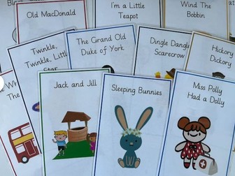 Nursery Rhyme Choosing Cards