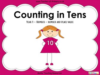 Counting in 10s - Year 1