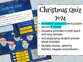 Christmas Quiz 2024