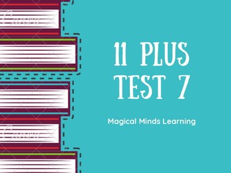 Mixed 11 Plus Practice Paper