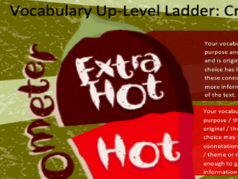 Creative / Descriptive Writing: 4 tools for planning, writing, assessing and re-drafting.