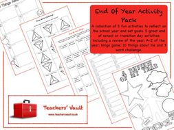 End Of Year Activity Pack 1