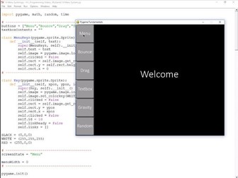 Pygame 15 - Basic Menu