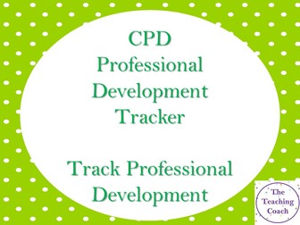 CPD Professional Development Record Tracker