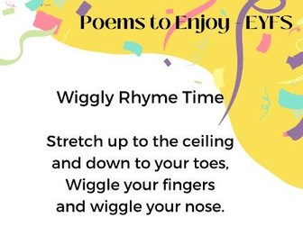 EYFS/Nursery/Reception Poem