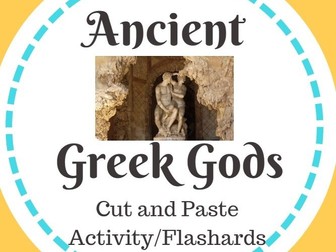 Ancient Greek Gods Cut and Paste (display and worksheet)
