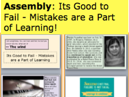 Assembly: Its Good to Fail - Mistakes are a Part of Learning: Growth Mindset and Resilience