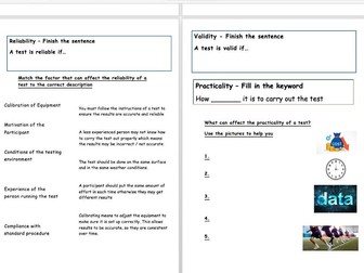 BTEC Sport Revision Booklets
