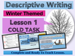 Descriptive Writing Winter Lesson Cold Task Upper Ksks By Descriptive Writing Winter Lesson Cold Task Upper Ksks Compare And Contrast Essay Examples For High School also Example Of A Proposal Essay Synthesis Essay Ideas