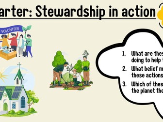 RE 1 Should Christians be greener than everyone else U3.2