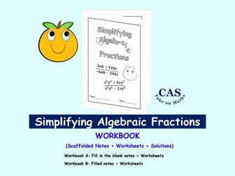 Grades 9 to 12 Simplifying Algebraic Fractions Workbook