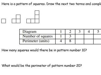 KS2/3/4 Maths Sequences booklet intervention/catch-up/low ability