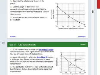 AQA FT Combined Biology Revision Cards
