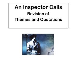 AQA An Inspector Calls: Themes & Quotations