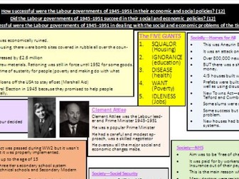 GCSE History WJEC Depression, War and Recovery Revision Guide