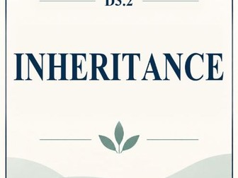 IB Biology HL D3.2 Inheritance MCQ Practice