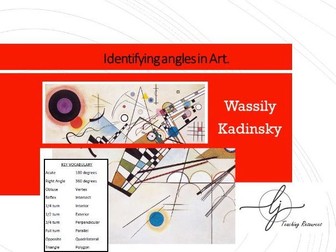 Identifying angles in Kadinsky art