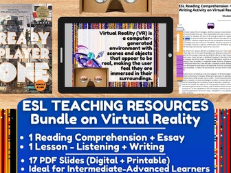 ESL Teaching Resources on Virtual Reality - 2 in 1 - 50% OFF