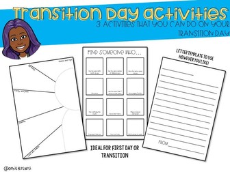 Transition Day Activities