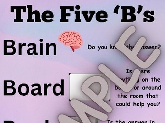 Brain, Book, Board, Buddy, Boss Poster