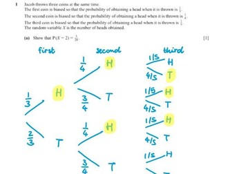CIE Statistics exam Feb/Mar 2025 - solutions with the complete working out and explanations