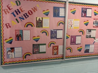 Recommended Reading Displays - five boards