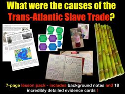 Causes of slavery - 7 page lesson pack