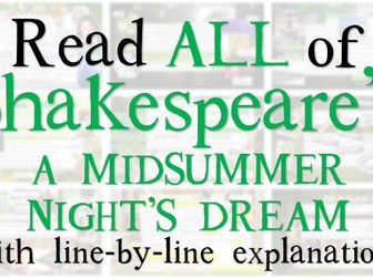 Line by Line: A Midsummer Night's Dream, the Complete Play