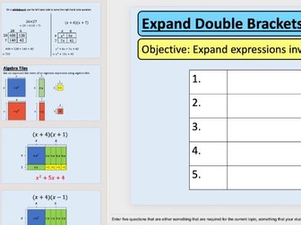 Expand Expressions (Double Brackets)