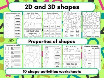 2D and 3D Shapes