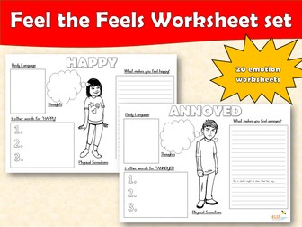 ELSA SUPPORT - Feelings and emotions worksheets