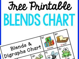 Blends & Digraphs Chart | Teaching Resources