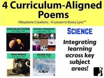 BRITISH SCIENCE WEEK ~ 4 Curriculum-aligned Poems (Grades 3-7)