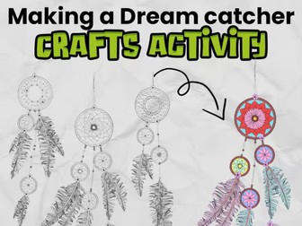 Dream Catcher Craft Activity | Native American Heritage Month | KS2 Art & Cultural Activity