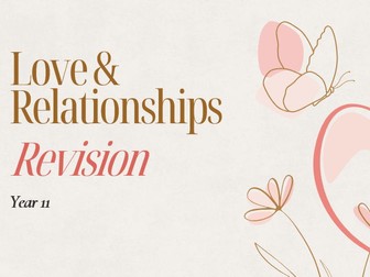 Love & Relationships Revision Session (AQA GCSE)