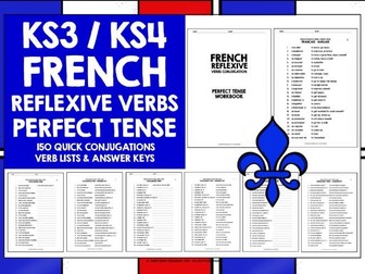 FRENCH REFLEXIVE VERBS PERFECT TENSE