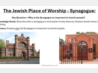 Jewish Synagogue Lesson