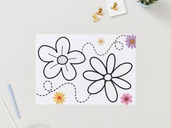 Flower Fine Motor Board