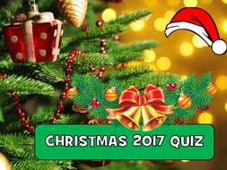 Christmas Quiz 2017