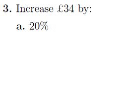 percentages problem solving tes